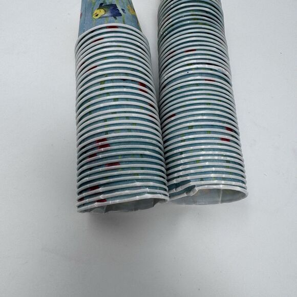Dixie Cups 72count Tropical Fantasy Fish Underwater Aquarium Discontinued NWOB - Picture 6 of 6